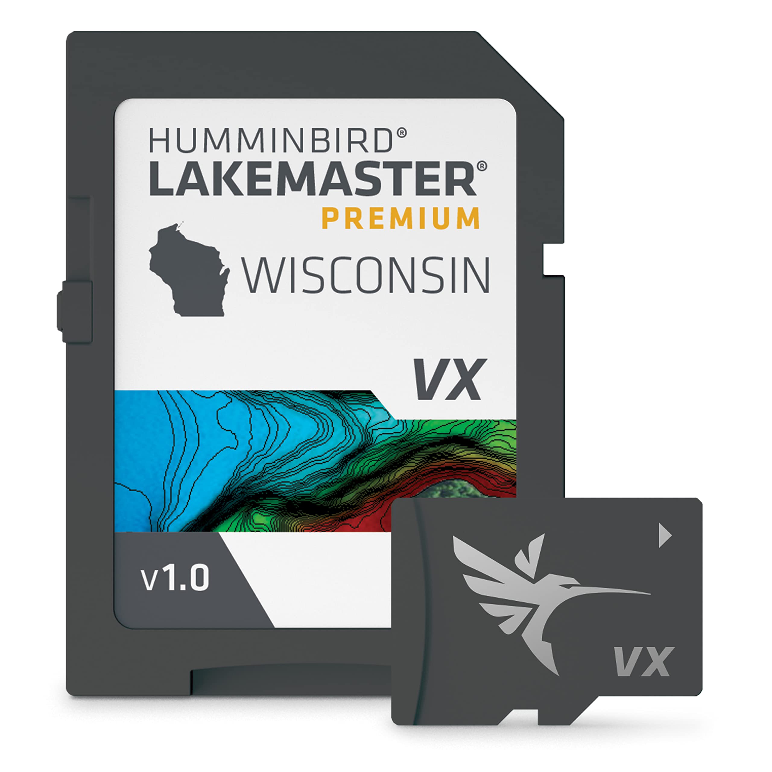Amazon.com: Humminbird LakeMaster Premium Wisconsin V1 Map